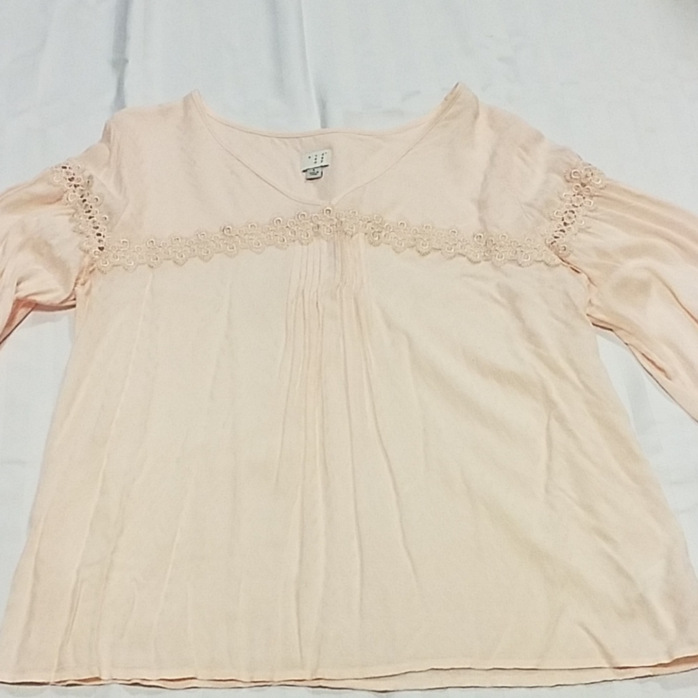 Soft pink blouse
